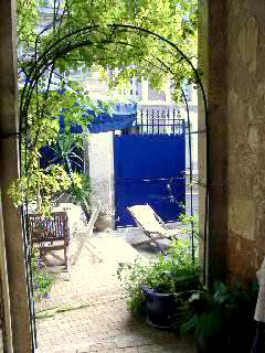 Patio de la maison d'h�tes
